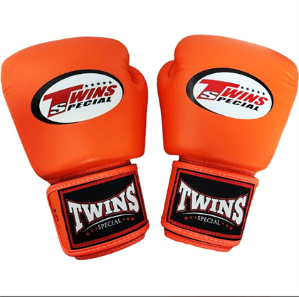 Twins BGVL3-OR Turuncu Boks Eldiveni Deri Muay Thai Eldiveni