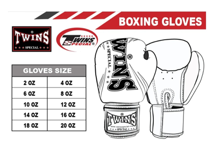 Twins BGVL3-RD Boks Eldiveni Deri Muay Thai Eldiveni