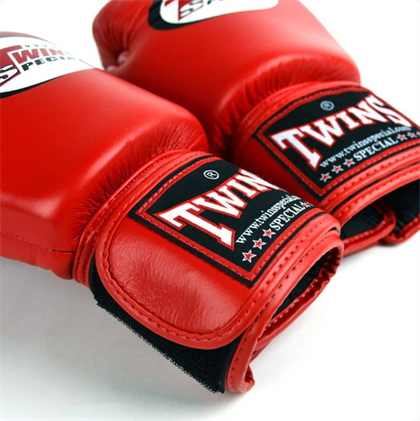 Twins BGVL3-RD Boks Eldiveni Deri Muay Thai Eldiveni