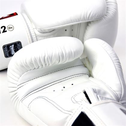 Twins BGVL3-WH Boks Eldiveni Beyaz Deri Muay Thai Eldiveni
