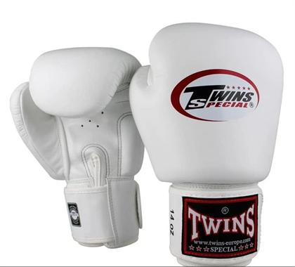 Twins BGVL3-WH Boks Eldiveni Beyaz Deri Muay Thai Eldiveni