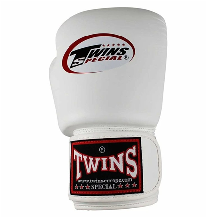Twins BGVL3-WH Boks Eldiveni Beyaz Deri Muay Thai Eldiveni