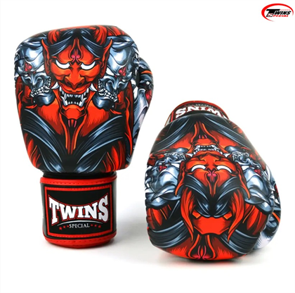 Twins FBGVL3-58RD Kabuki Boks Eldiveni Deri Muay Thai Eldiveni
