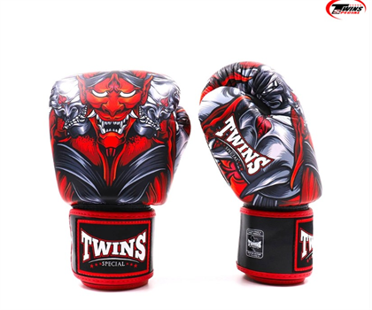 Twins FBGVL3-58RD Kabuki Boks Eldiveni Deri Muay Thai Eldiveni