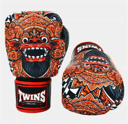 Twins FBGVL3-59 Barong Boks Eldiveni Deri Muay Thai Eldiveni