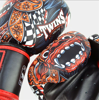 Twins FBGVL3-59 Barong Boks Eldiveni Deri Muay Thai Eldiveni
