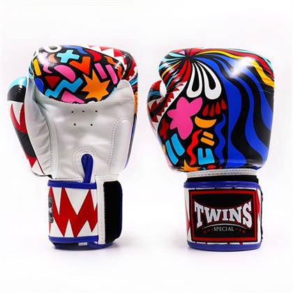 Twins FBGVL3-62 Abstract Boks Eldiveni Deri Muay Thai Eldiveni