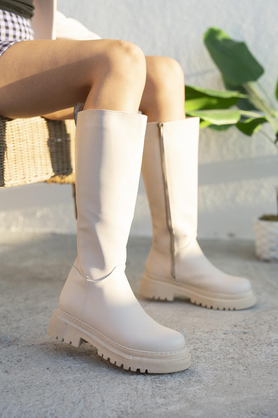 Çizme Kadın Şık Günlük Cz-1787