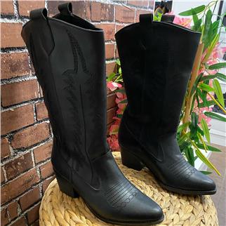 Desenli Kovboy Çizme