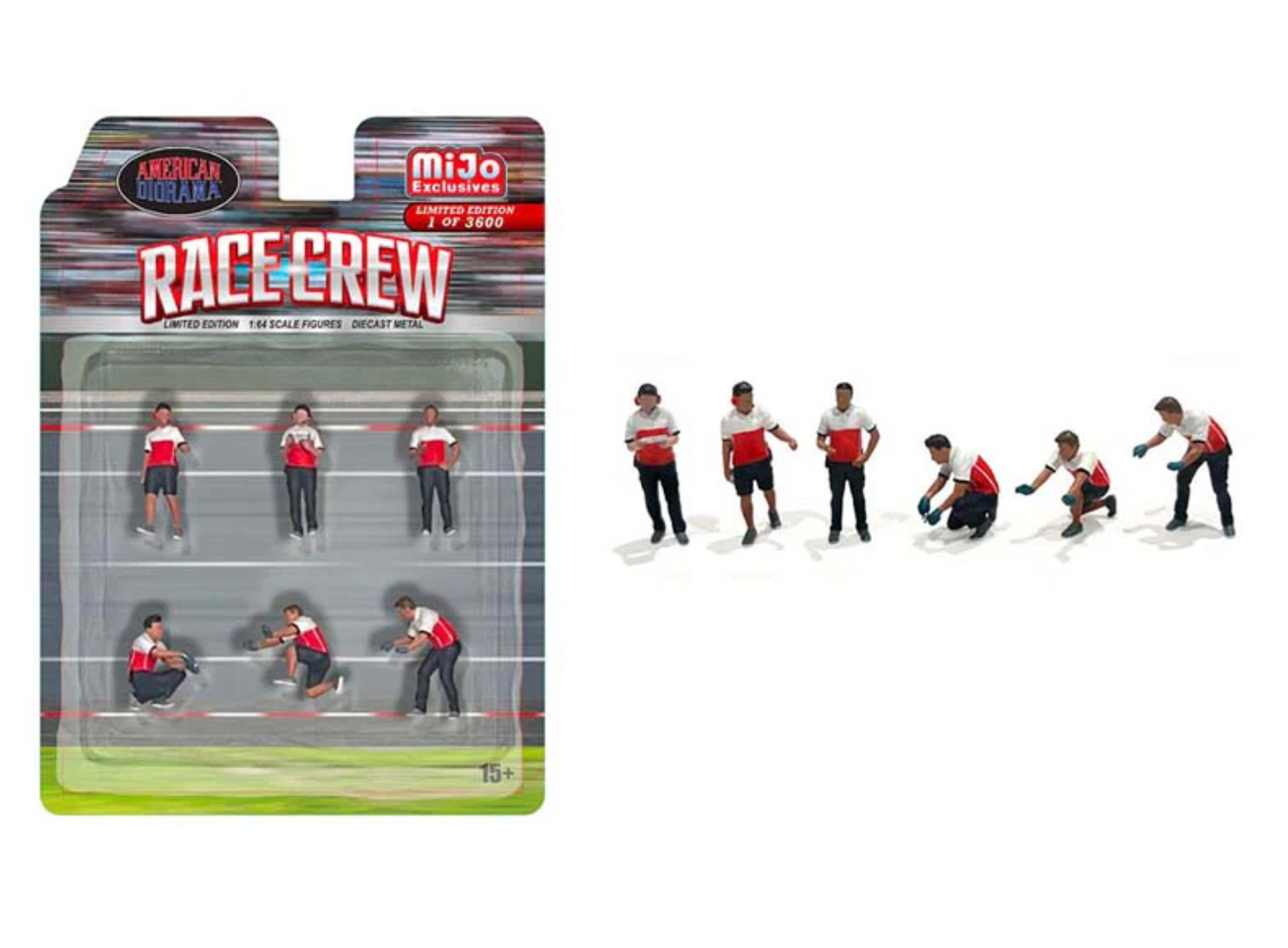 American Diorama Mijo Race Crew Figür