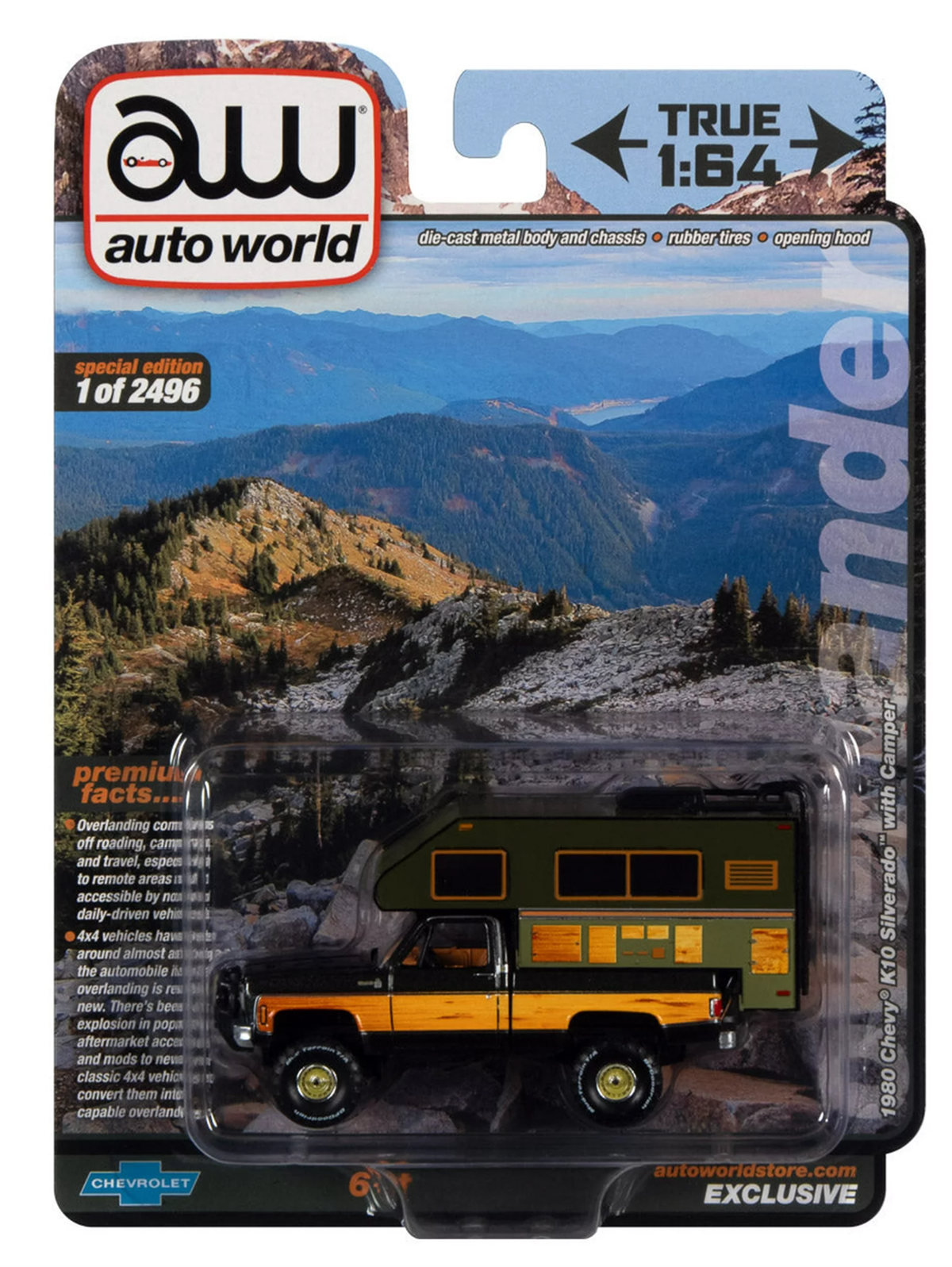 Auto World 1980 Chevrolet K10 Silverado with Camper