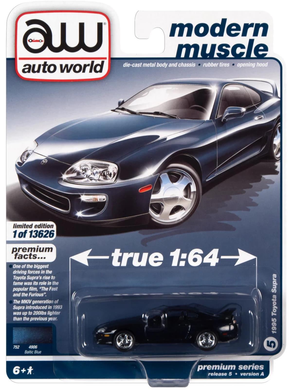 Auto World 1995 Toyota Supra Baltic Blue