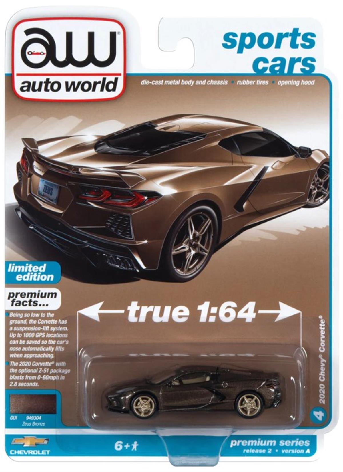 Auto World 2020 Chevrolet Corvette Bronze