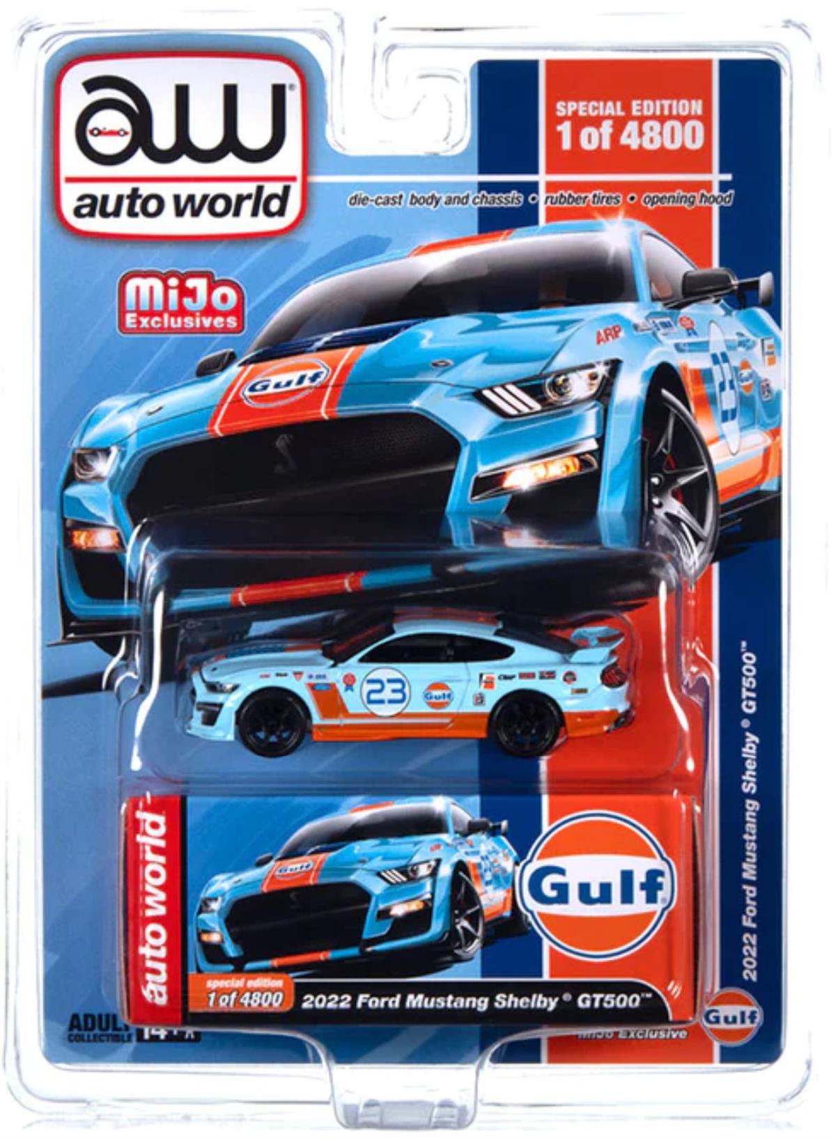 Auto World Mijo 2022 Ford Mustang Shelby GT500 Gulf