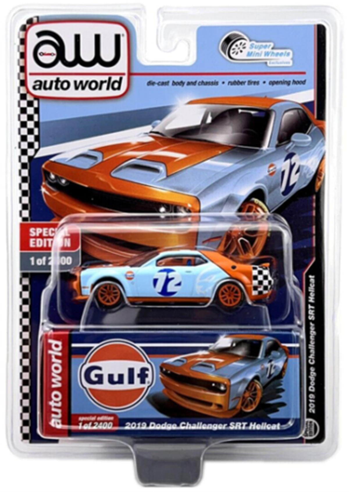 Auto World SMW 2019 Dodge Challenger SRT Hellcat Gulf