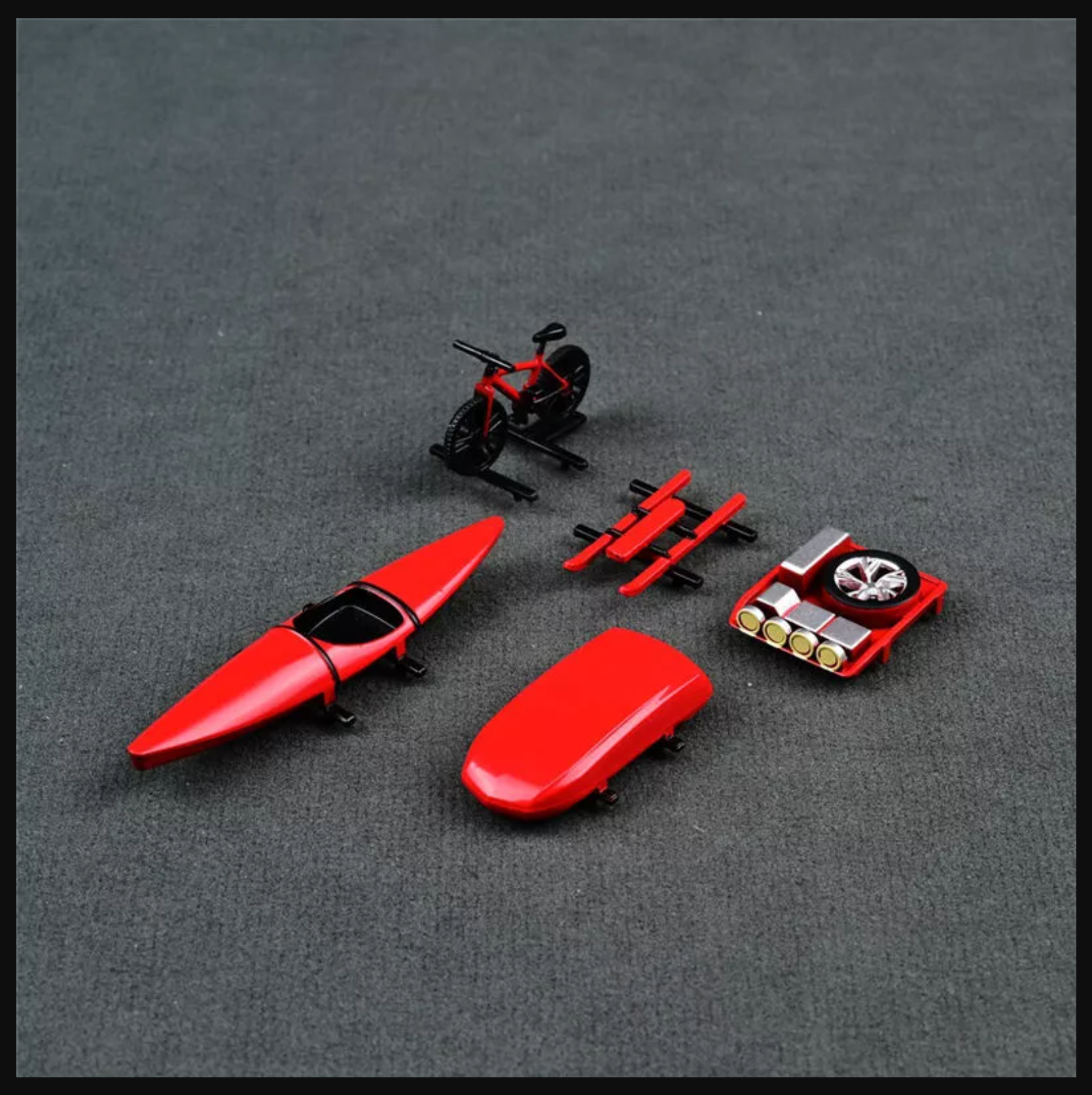 CM Model Accessories Rooftop Set Red