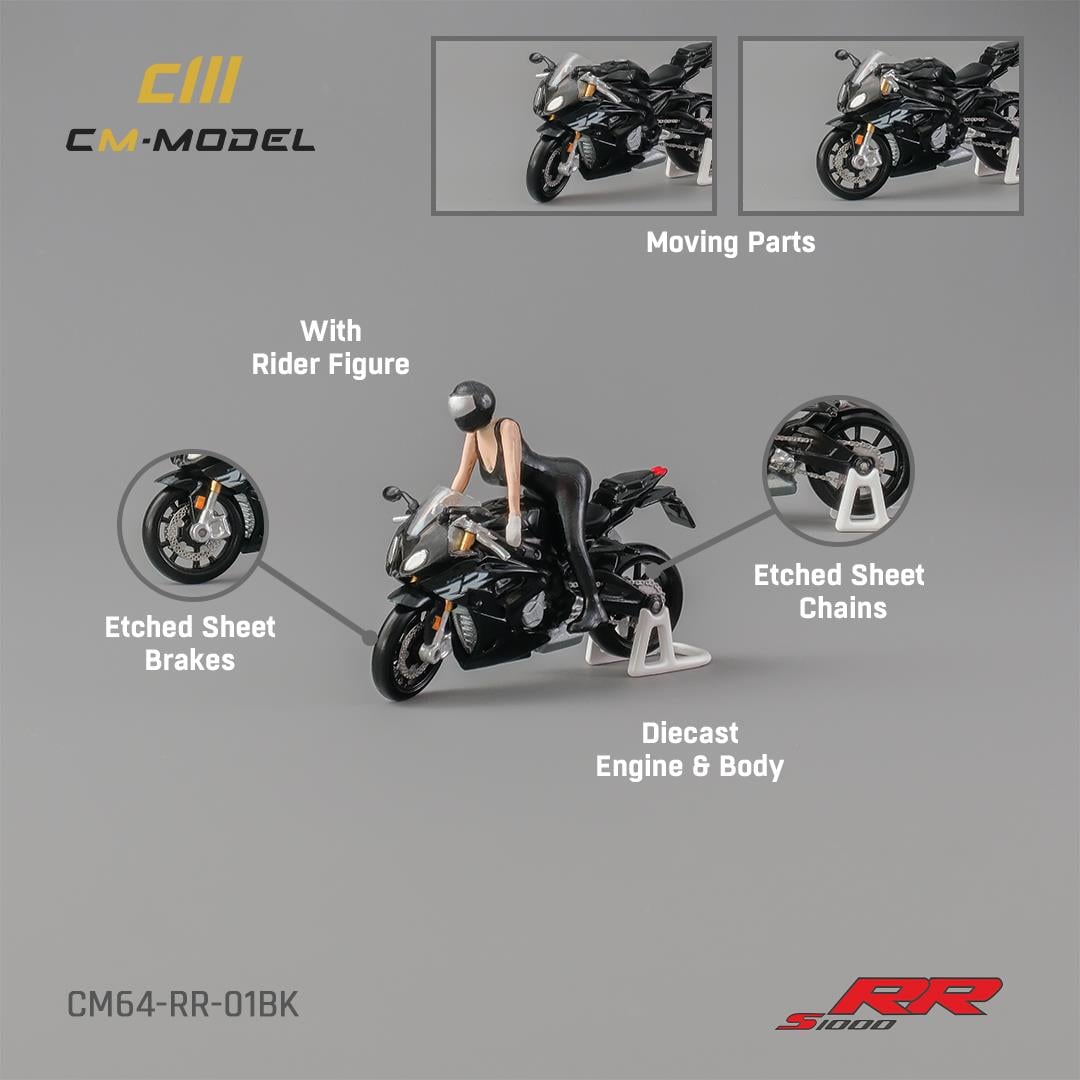CM Model Honda S1000 RR Black R01