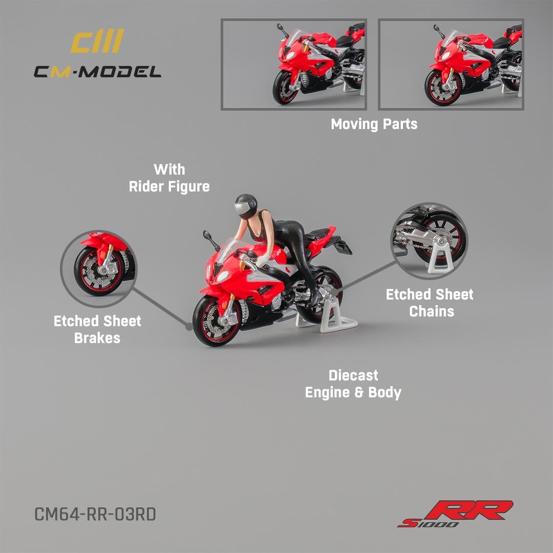 CM Model Honda S1000 RR Red R03