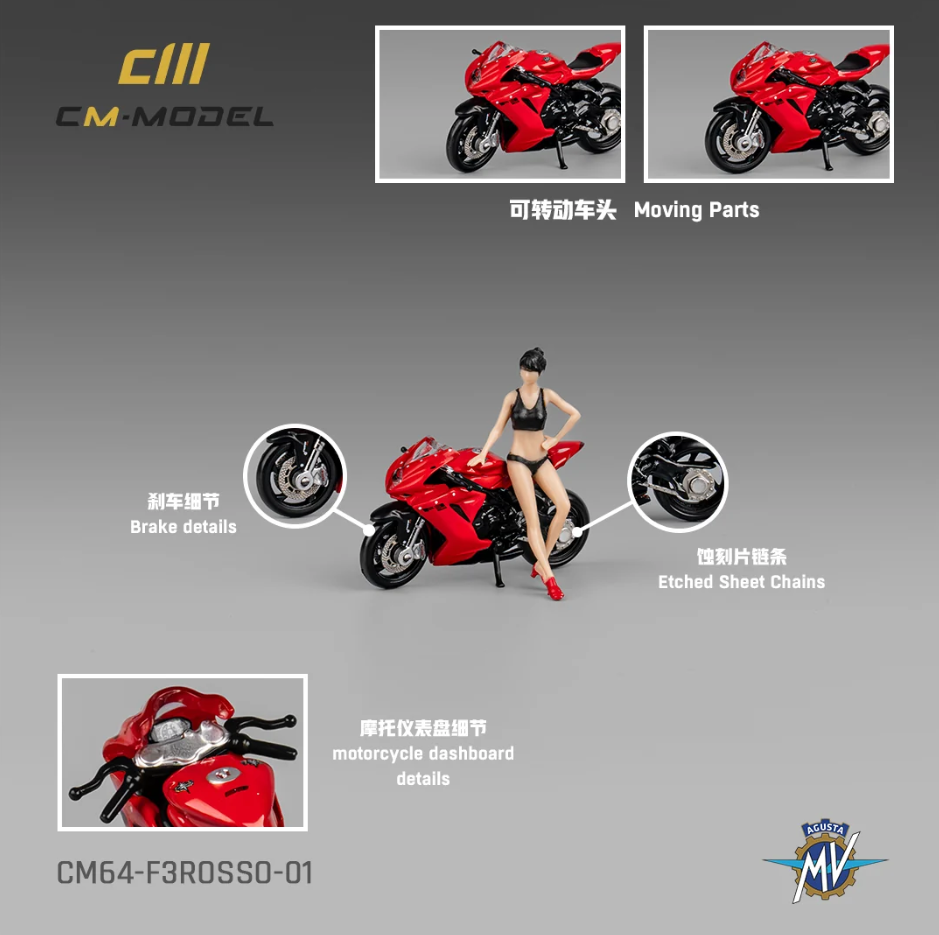 CM Model MV Augusta F3 Rosso Red