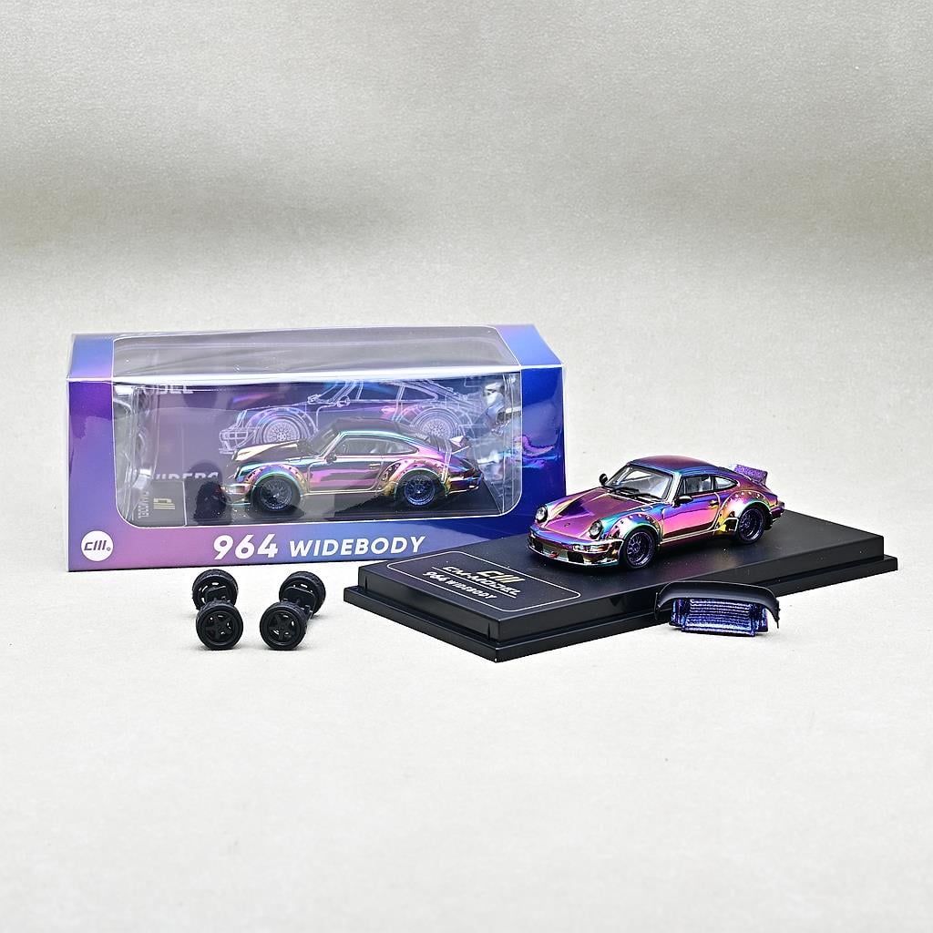 CM Model Porsche 964 Widebody Chrome Colour