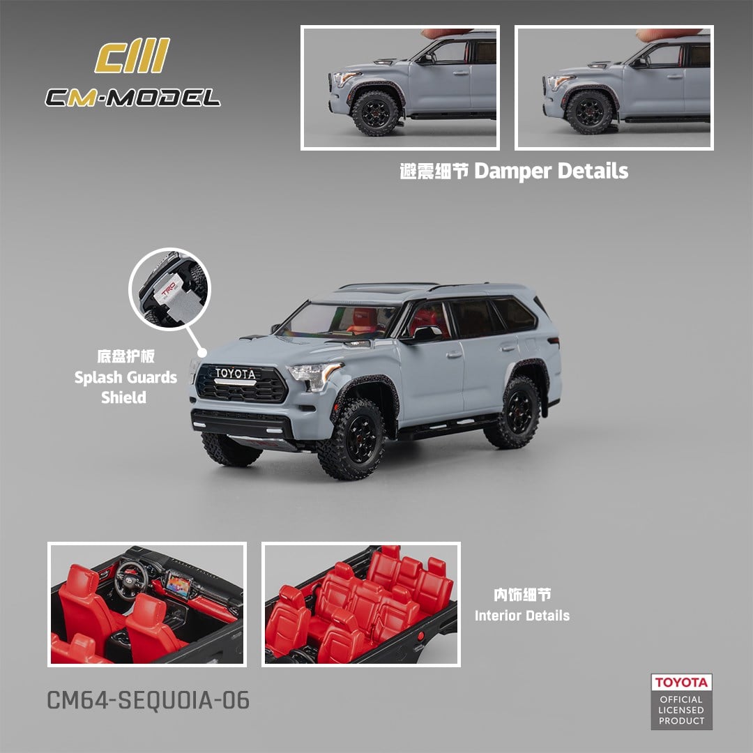 CM Model Toyota Sequoia Gray
