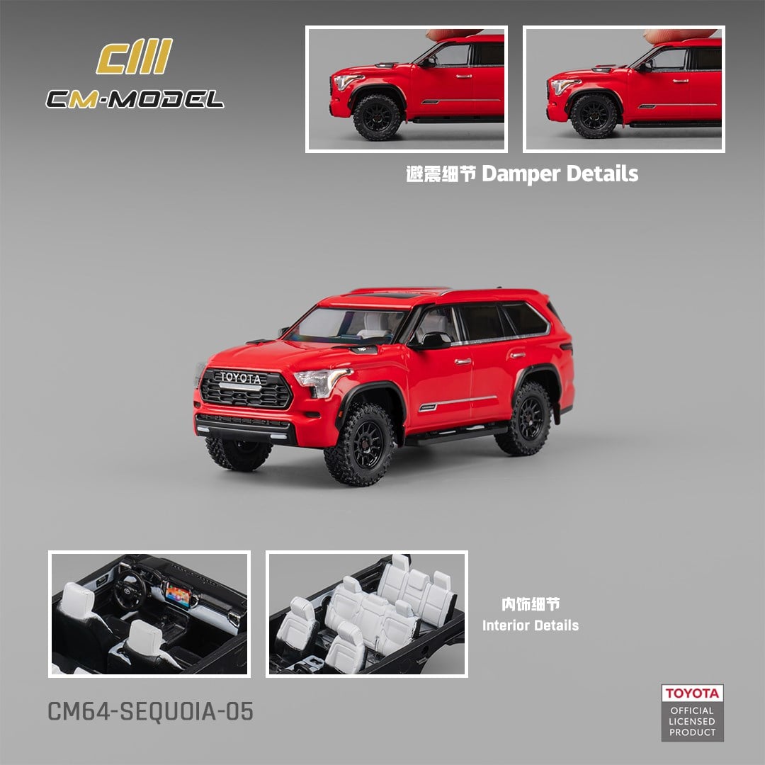 CM Model Toyota Sequoia Red