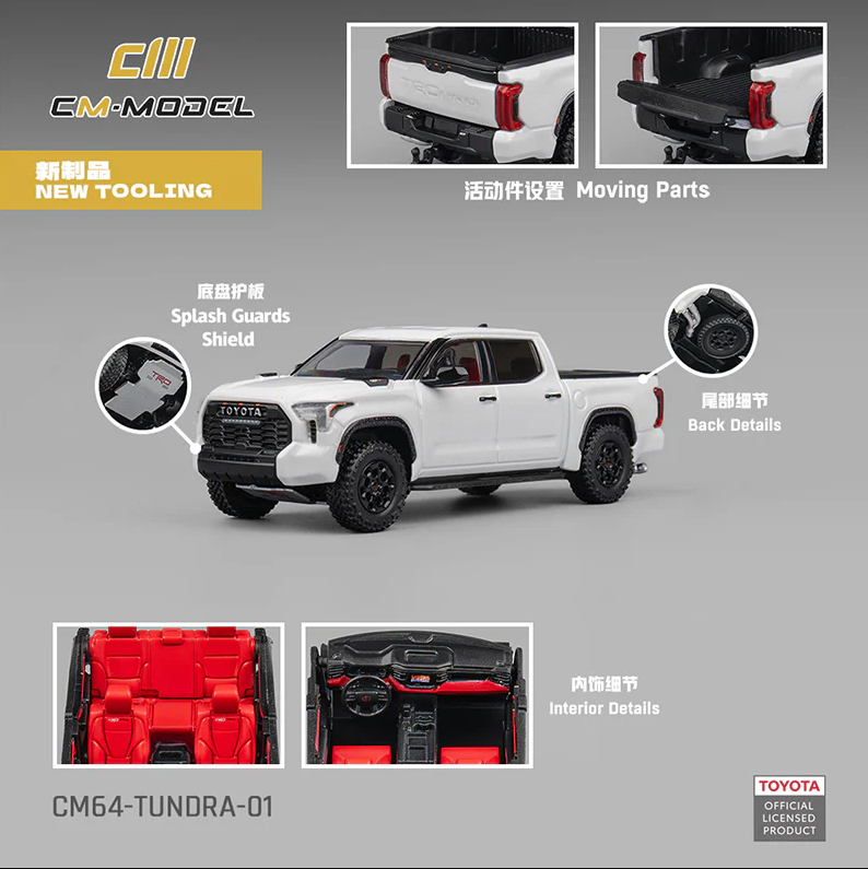 CM Model Toyota Tundra White