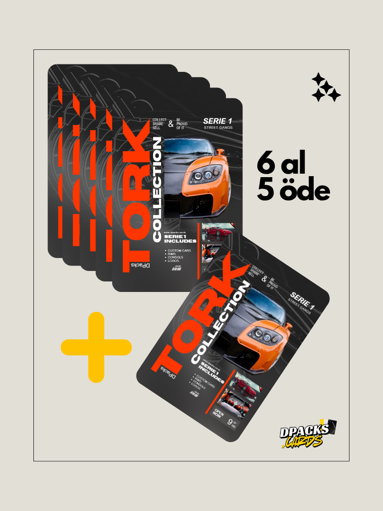 Dpacks Tork Collection Serie 1 5li Set