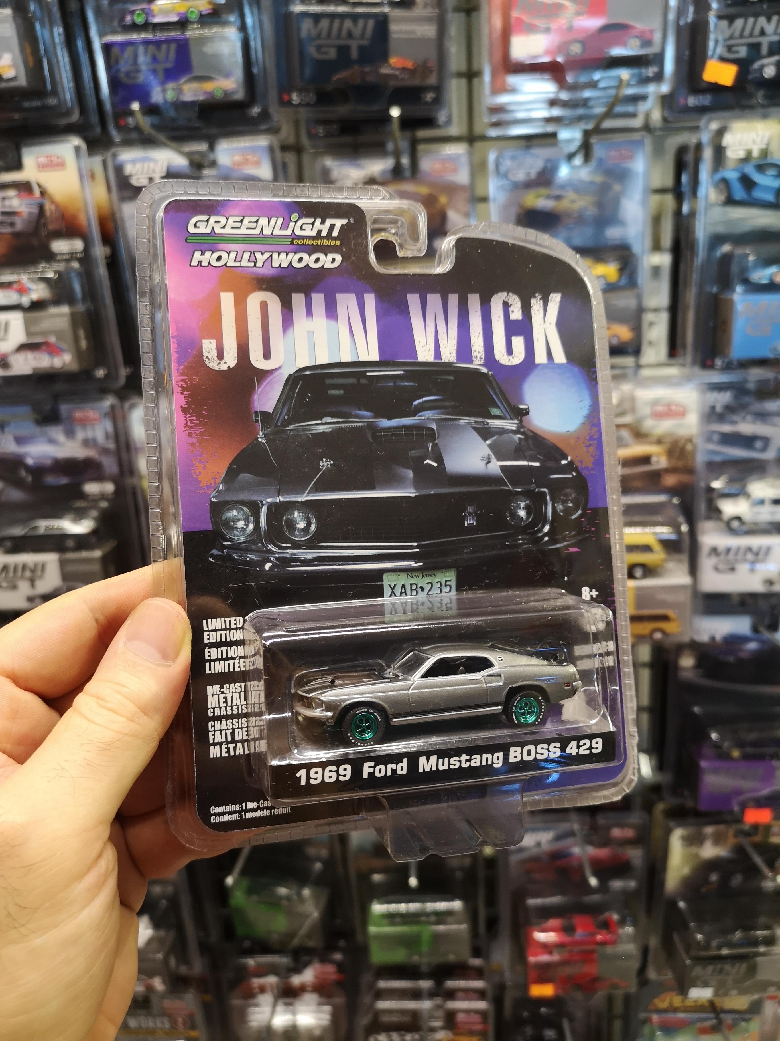 Greenlight 1:64 1969 Ford Mustang BOSS 429 john Wick Chase