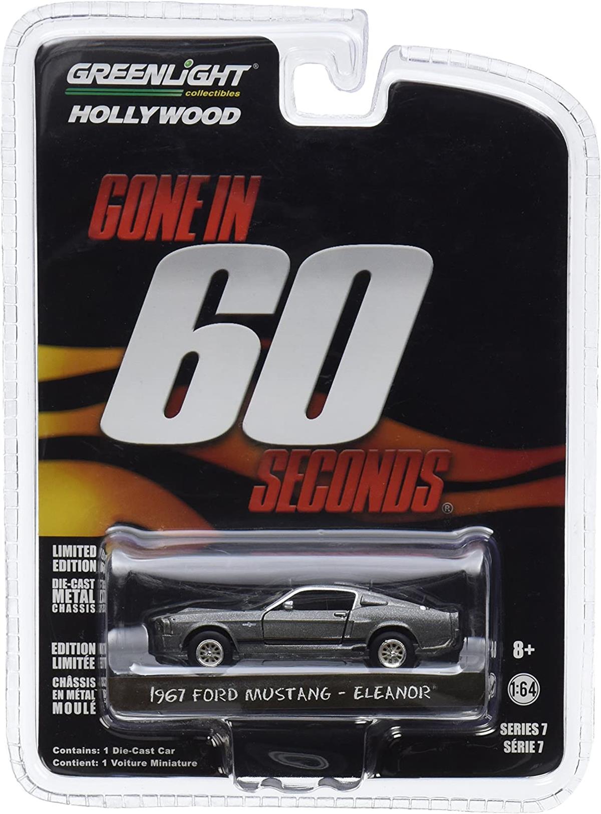 Greenlight 1967 Ford Mustang Eleanor Gone in 60 Seconds