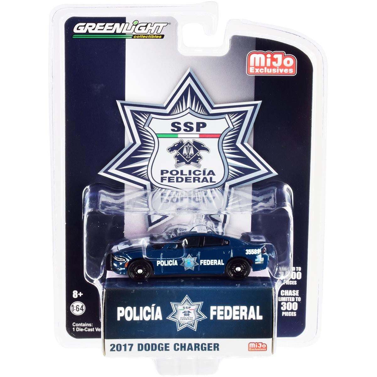 Greenlight Mijo 2017 Dodge Charger Policia Federal 