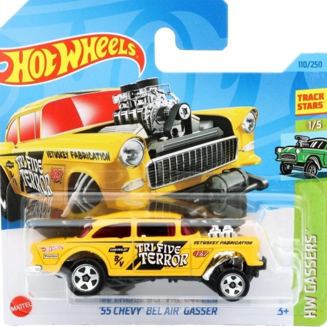 Hot Wheels 2023 1955 Chevy Bel Air Gasser hkh61