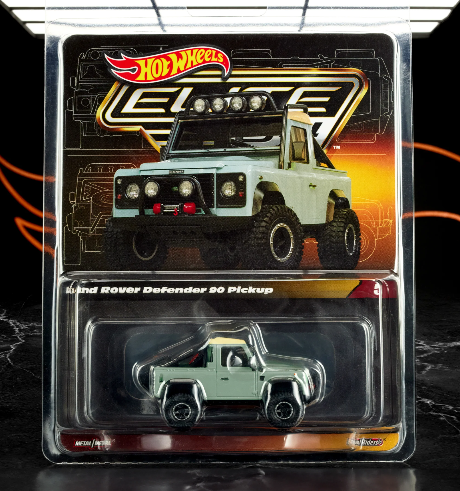 Hot Wheels HWC Elite 64 Series Land Rover Defender 90 Pickup #5