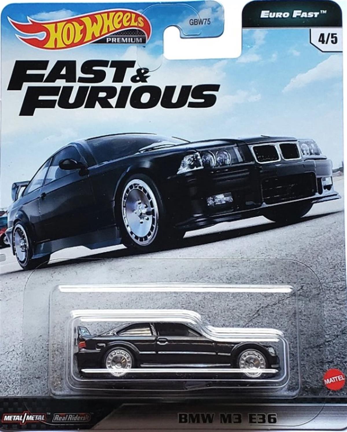 Hot Wheels Premium BMW M3 E36 Black