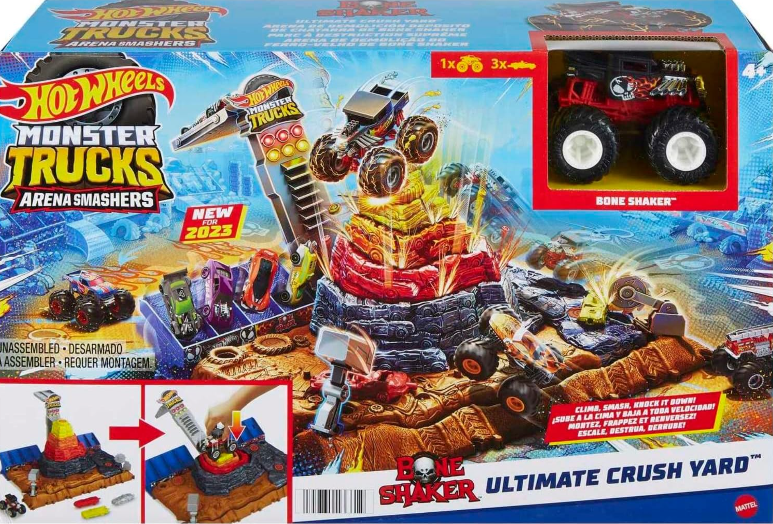 Hot Wheels Ultimate Crush Yard Bone Shaker Hnb96