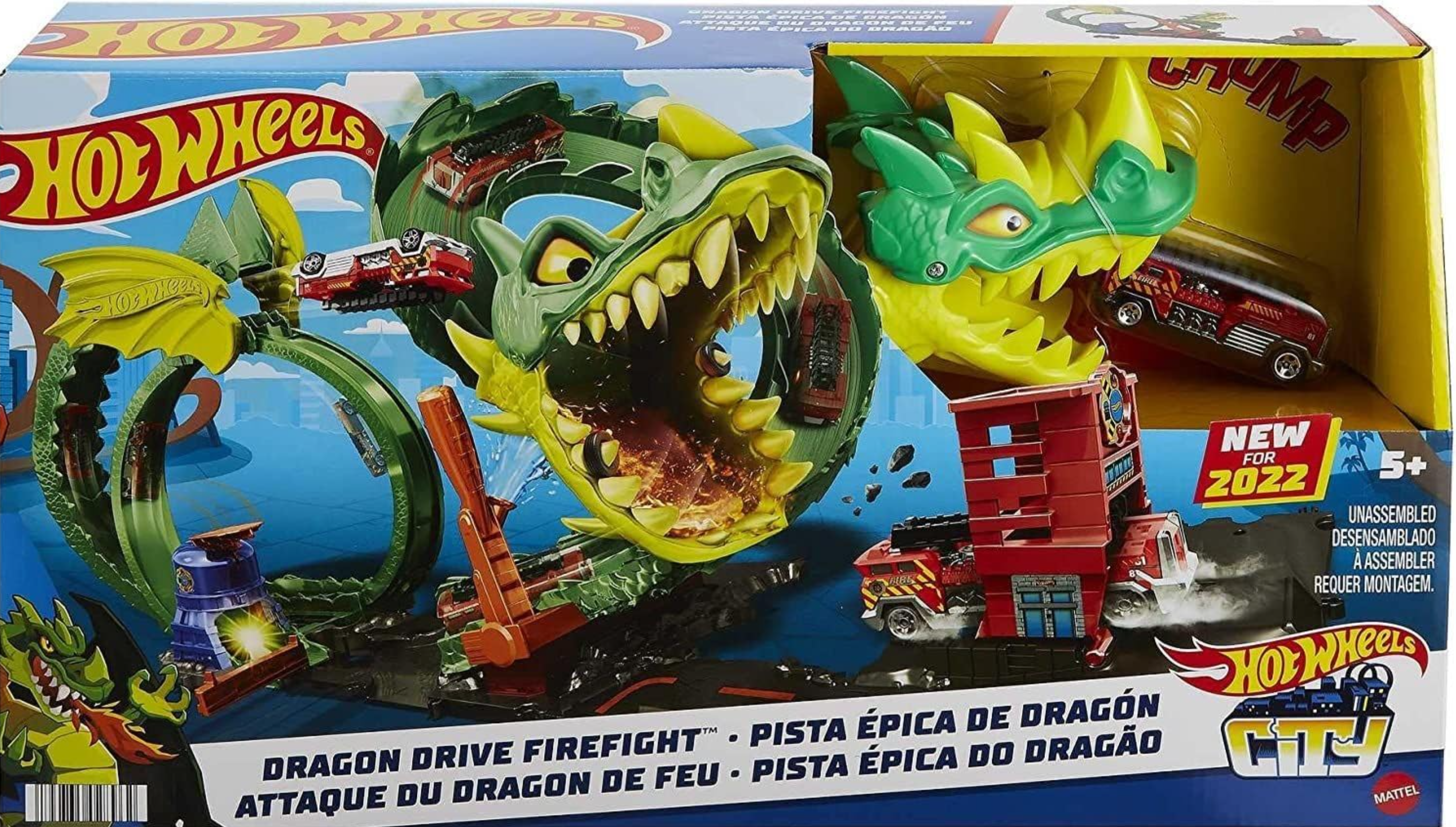 Hot Wheels Ultimate Dragon Drive Firefight Hdp03