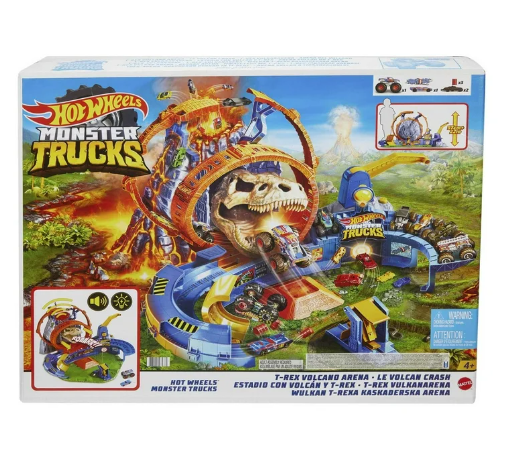 Hot Wheels Ultimate T-Rex Volcano Arena Gyl14
