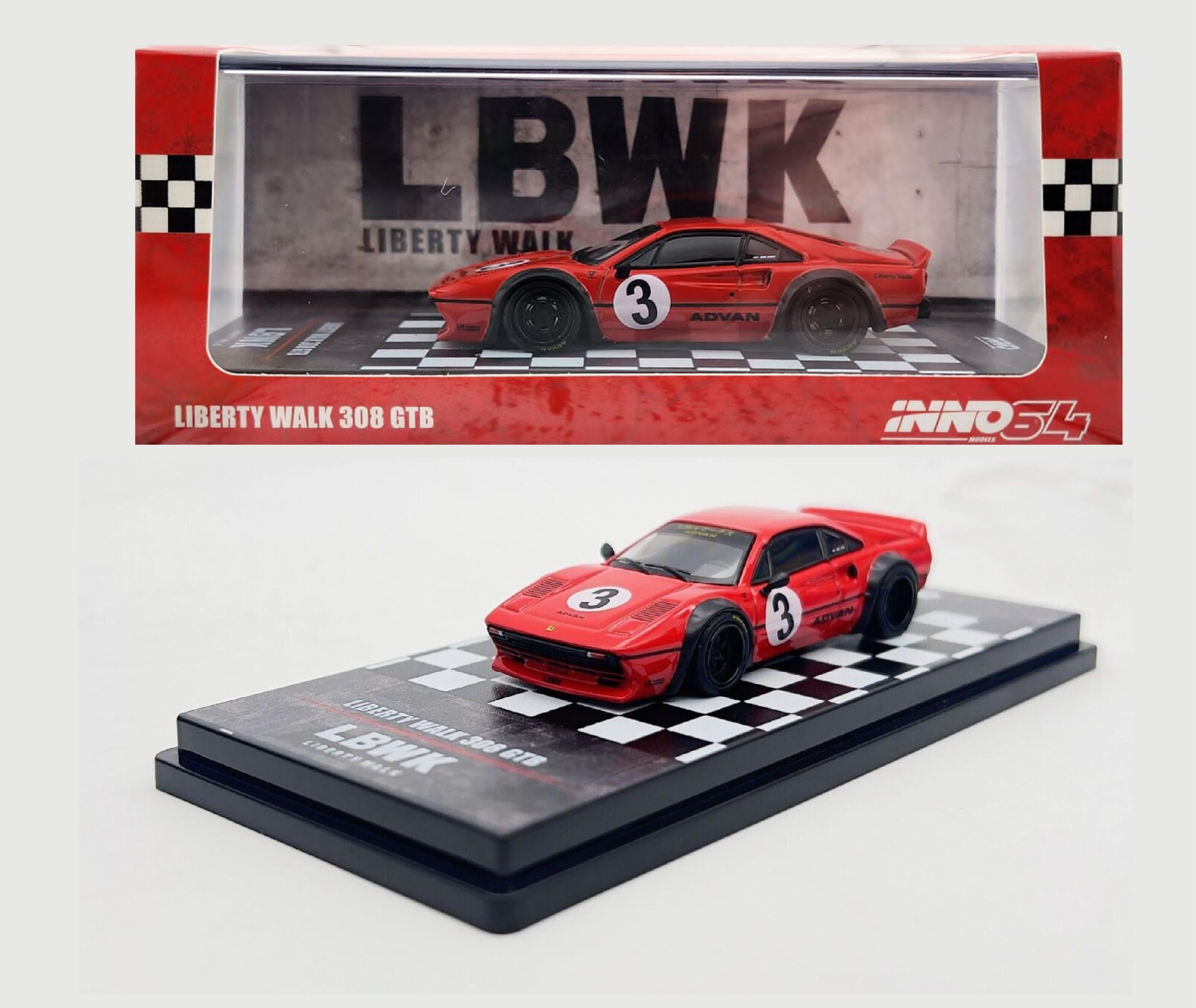 İNNO64 Ferrari Liberty Walk 308 GTB Red