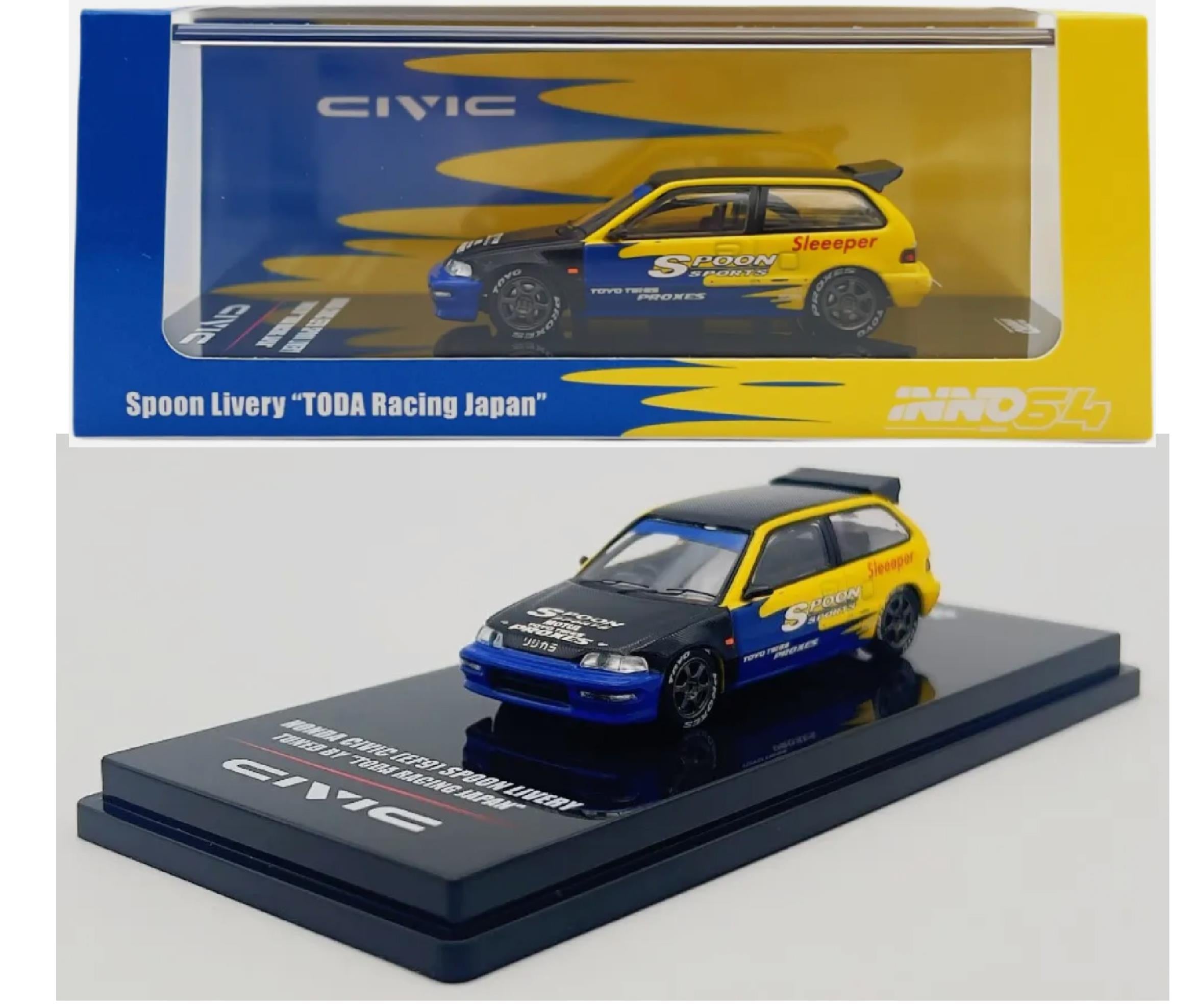 İNNO64 Honda Civic EF9 Spoon Livery Tuned By Toda Racing Japan