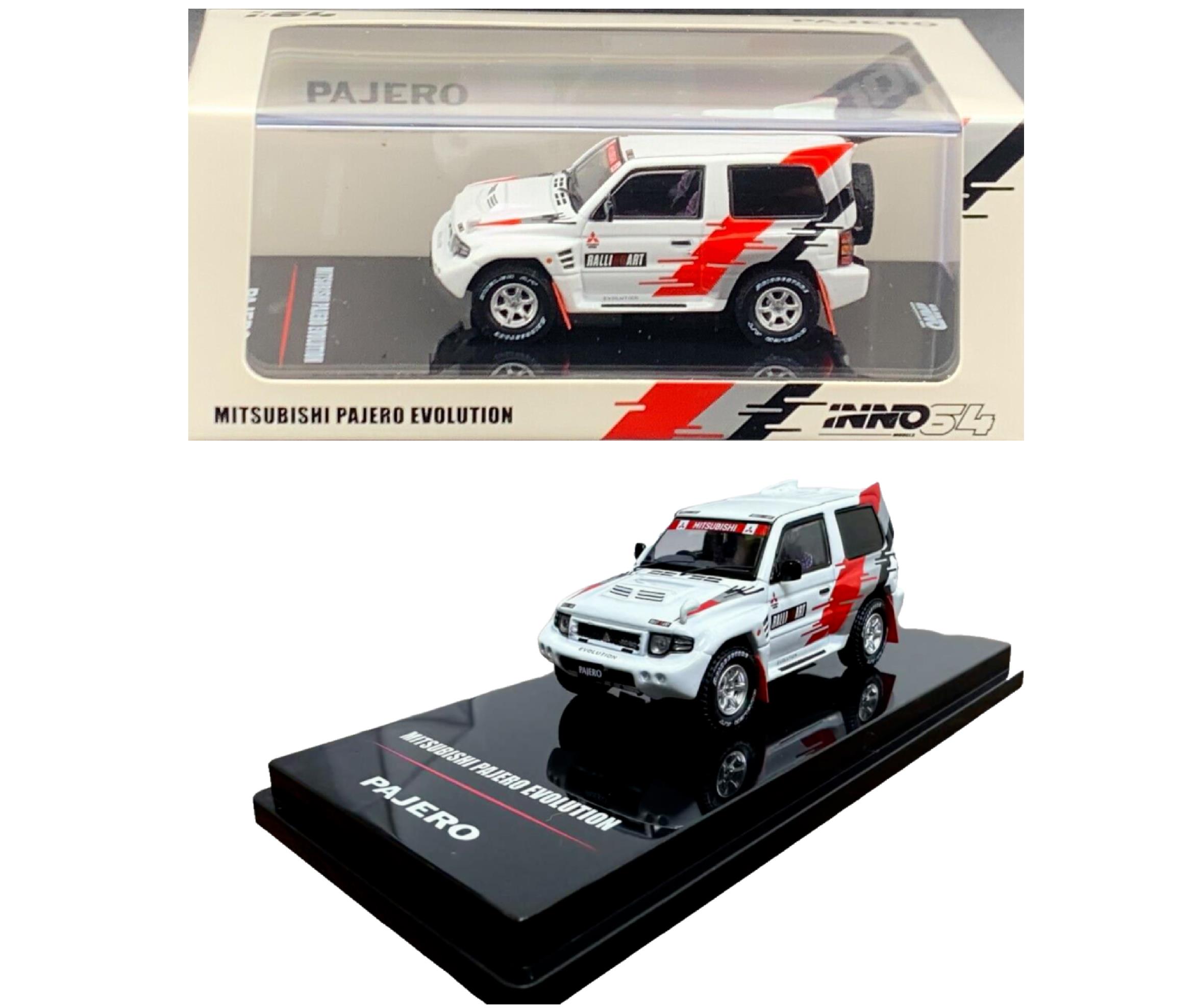 İNNO64 Mitsubishi Pajero Evolution RalliArt White