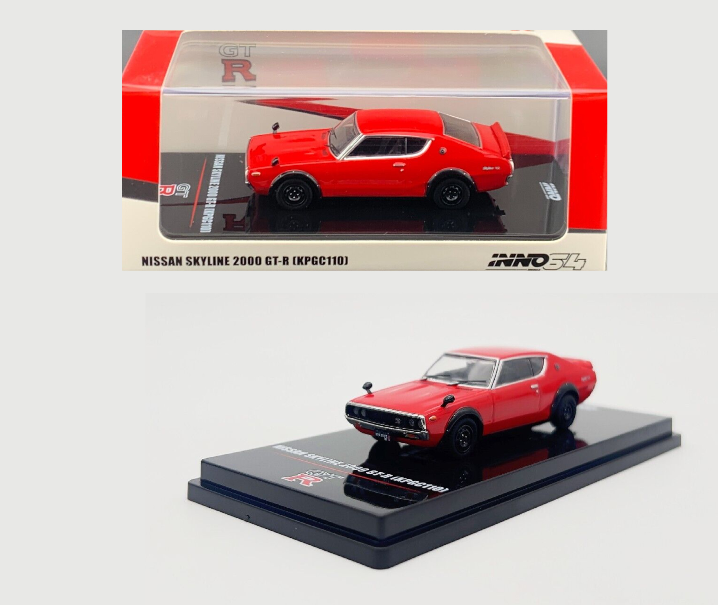 İNNO64 Nissan Skyline 2000 GT-R KPGC110 Red