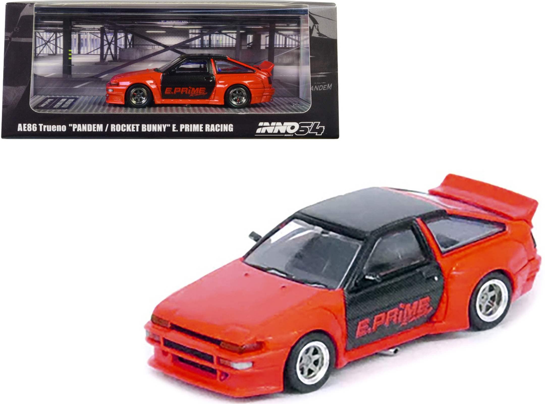 İNNO64 Toyota Corolla AE86 Trueno Pandem Rocket Bunny E.Prime Racing