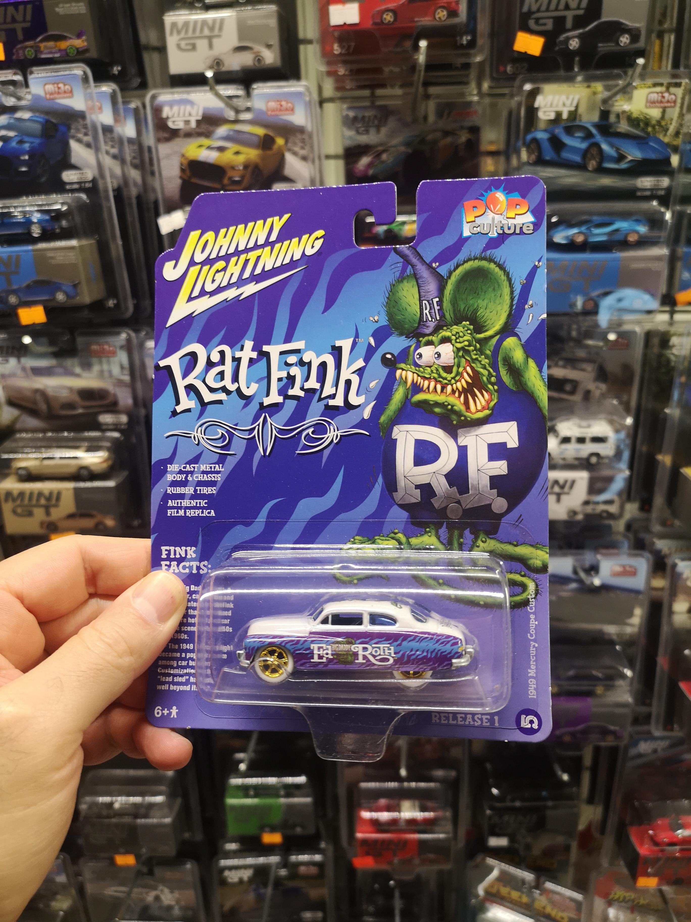 Johnny Lightning  Mijo 1949 Mercury Coupe Rat Fink Custom Chase