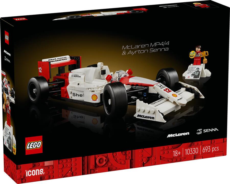 LEGO® Icons McLaren MP4/4 ve Ayrton Senna 10330