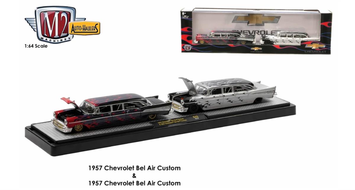 M2 Machines 1957 Chevrolet Bel Air Custom + 1957 Chevrolet Bel Air Custom 20-26