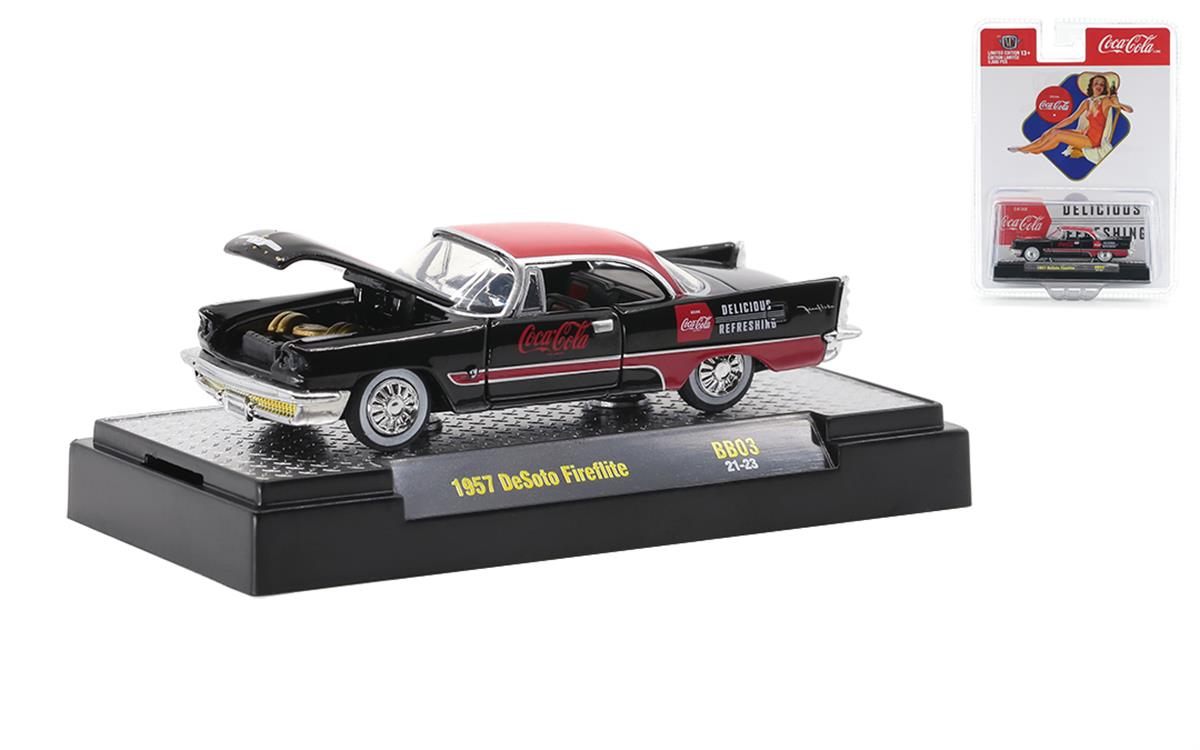 M2 Machines 1957 DeSoto Fireflite Coca Cola Siyah