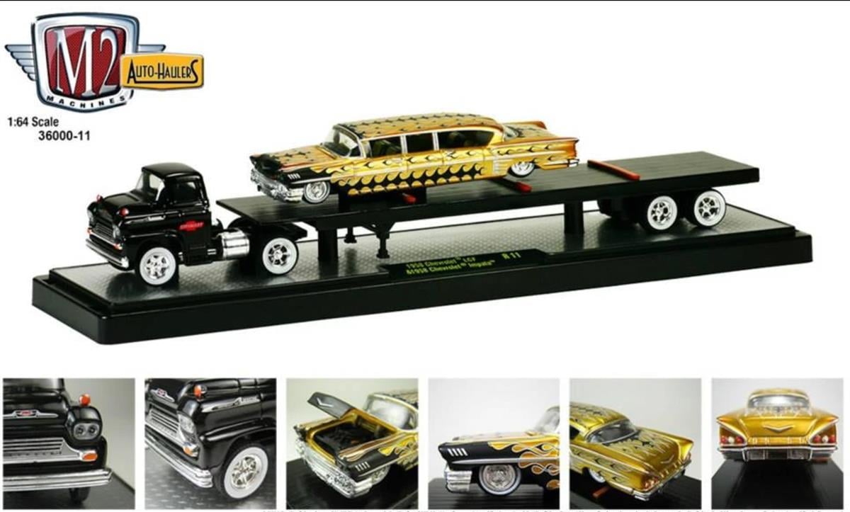 M2 Machines 1958 Chevrolet LCF + 1958 Chevrolet impala 14-04