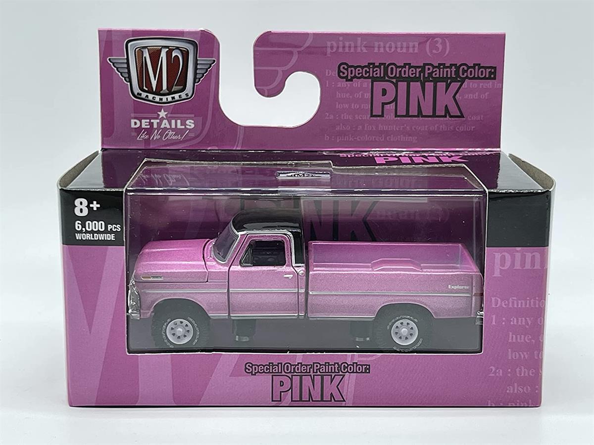 M2 Machines 1972 Ford F250 Explorer 4x4 Pink