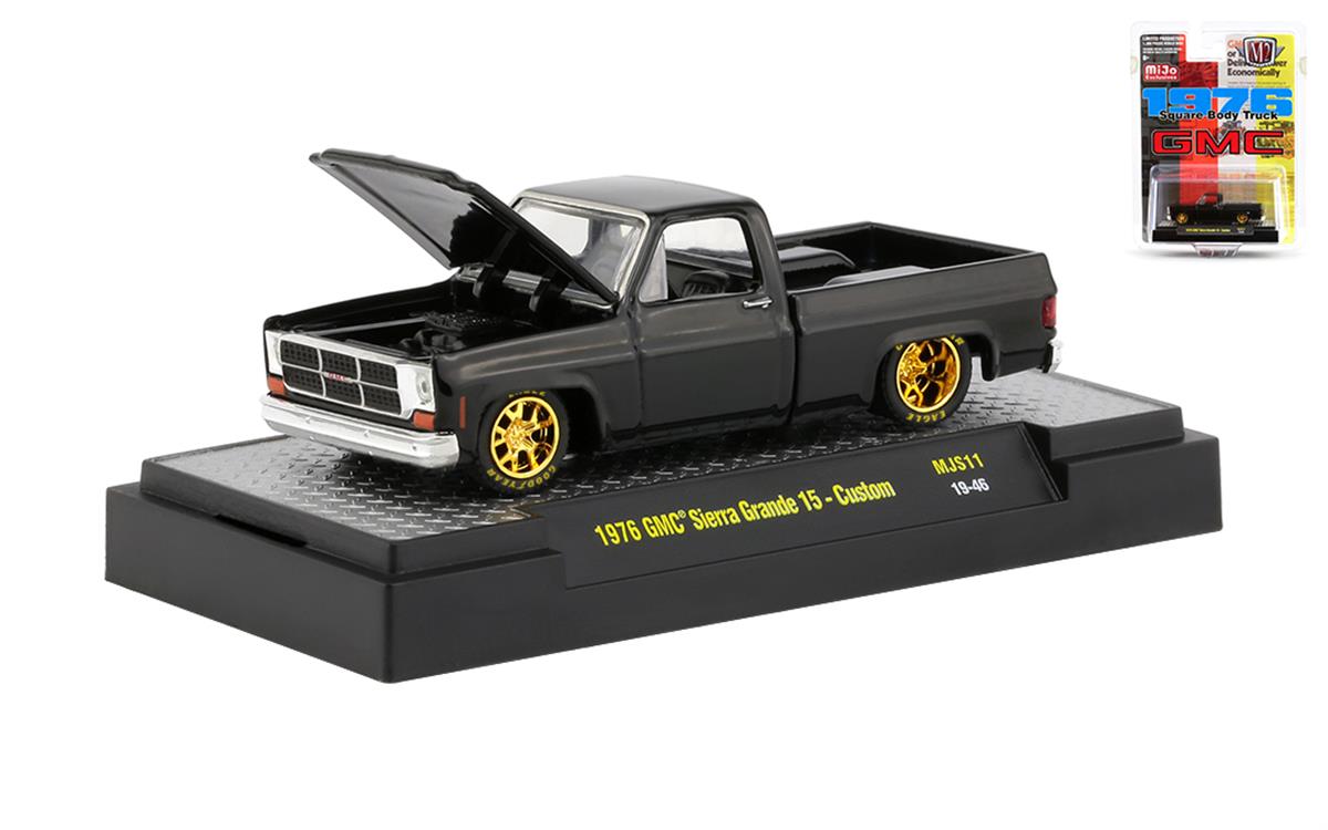 M2 Machines Mijo 1976 Gmc Sierra Grande 15 Black (B)