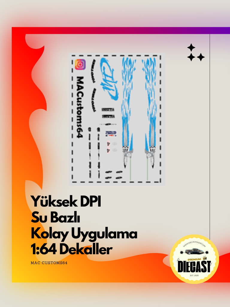 Mac Su Bazlı Dekal JESSIE JETTA